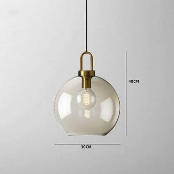 Emerald - Nordic Cognac Crystal Pendant Lights