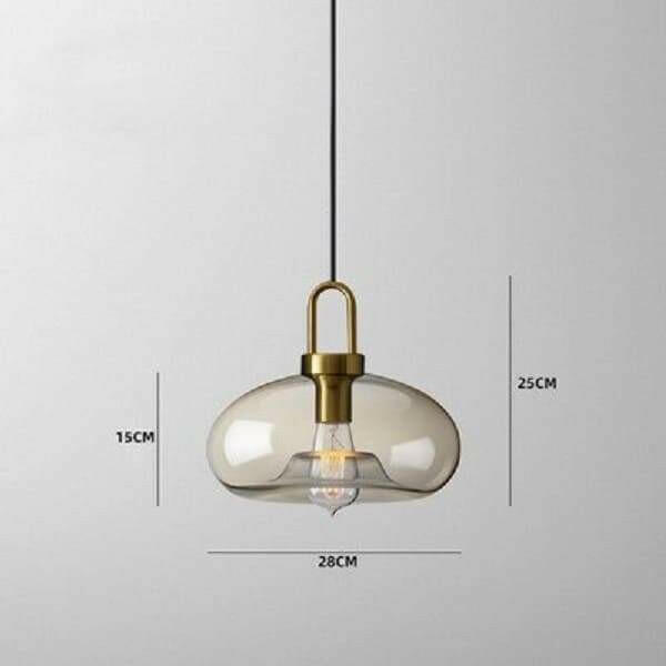 Emerald - Nordic Cognac Crystal Pendant Lights