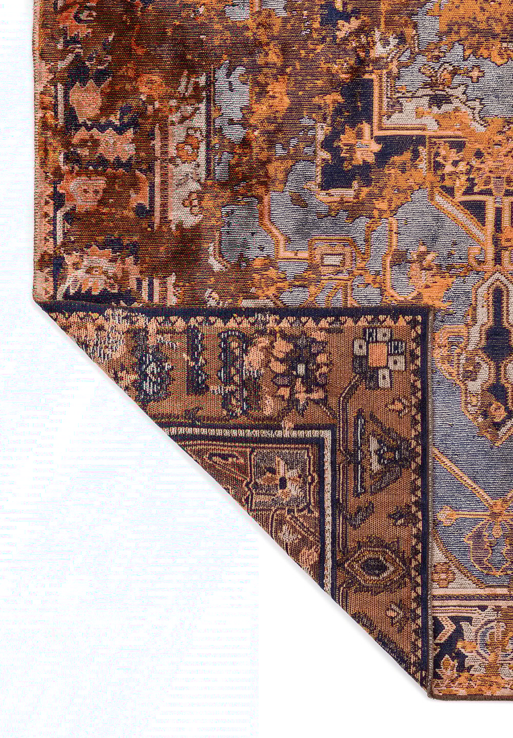 Emperor Ice Blue - Tile Rug