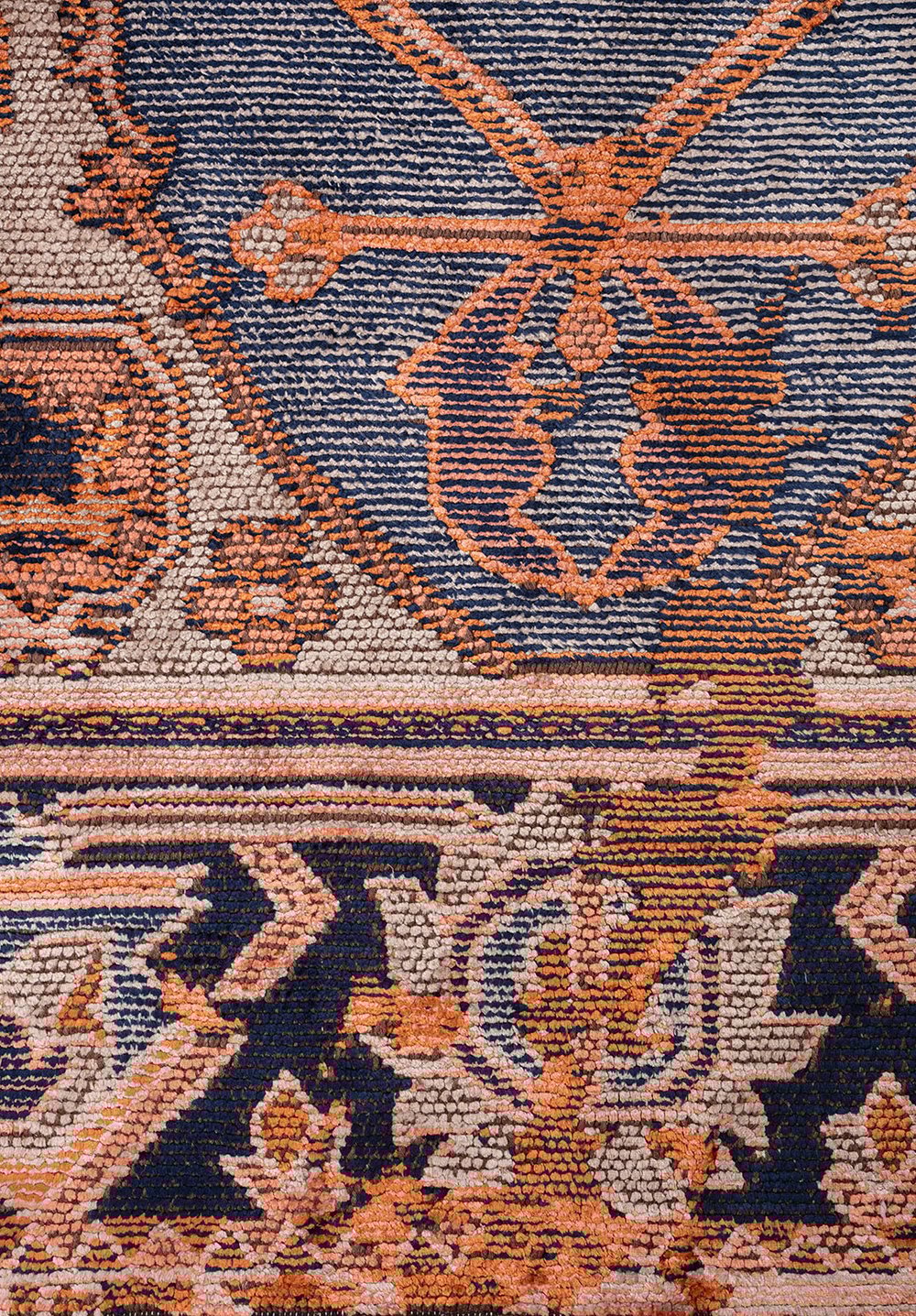 Emperor Ice Blue - Tile Rug