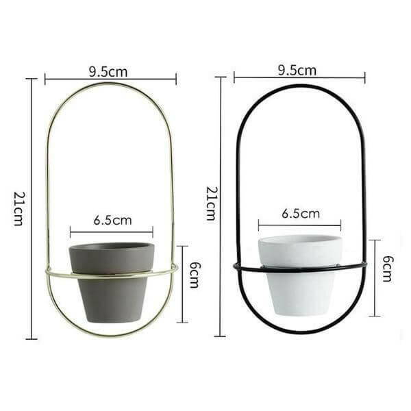 Esma - Rounded Wall Planter