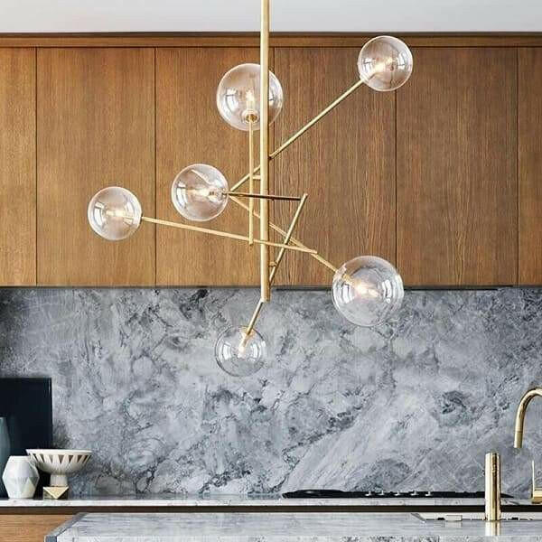 Europe Modern Glass Pendant Sputnik Light