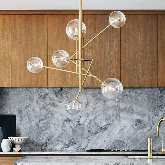 Europe Modern Glass Pendant Sputnik Light
