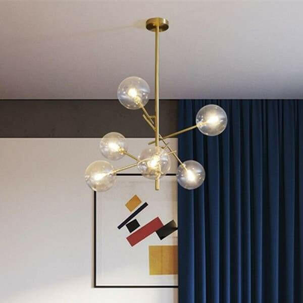 Europe Modern Glass Pendant Sputnik Light