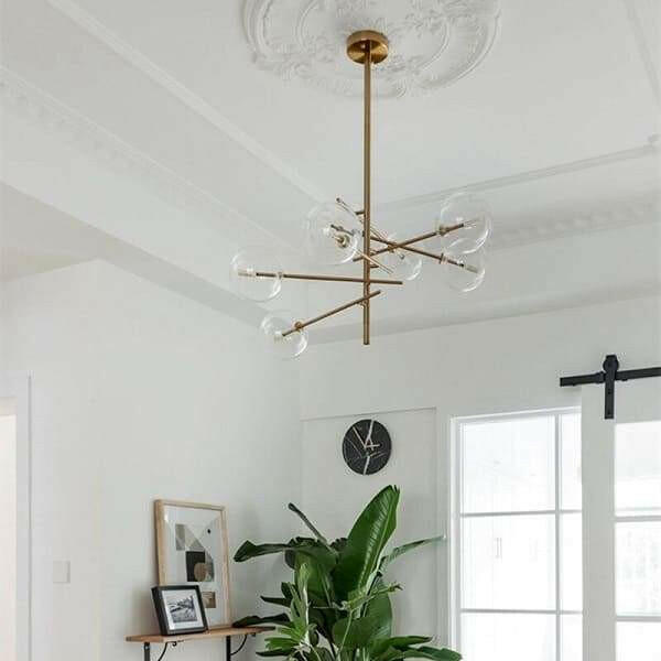 Europe Modern Glass Pendant Sputnik Light