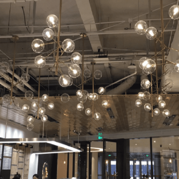 Europe Modern Glass Pendant Sputnik Light