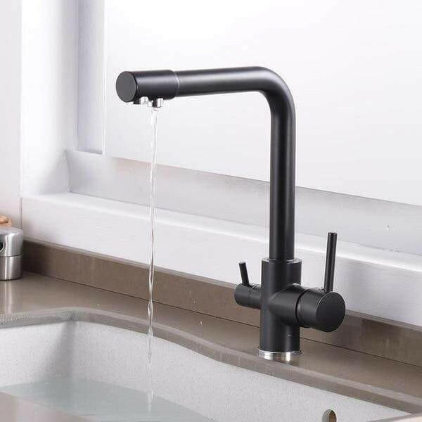 Evanie - Modern 3 in 1 Kitchen Faucet