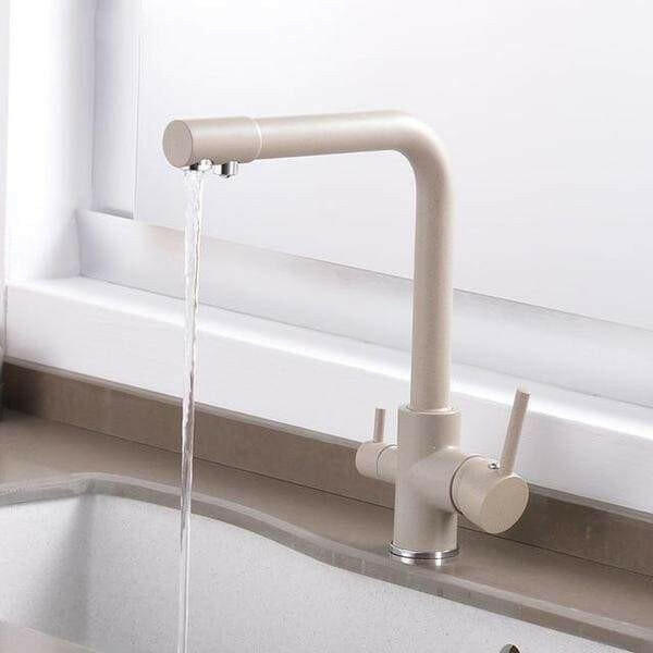 Evanie - Modern 3 in 1 Kitchen Faucet