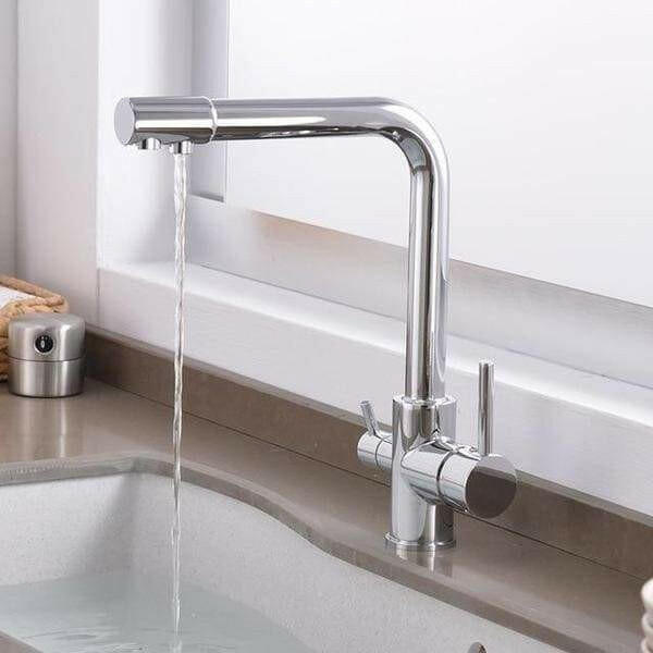 Evanie - Modern 3 in 1 Kitchen Faucet