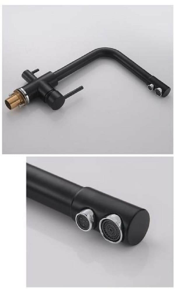 Evanie - Modern 3 in 1 Kitchen Faucet