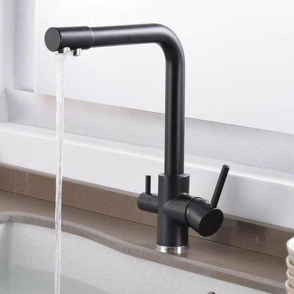 Evanie - Modern 3 in 1 Kitchen Faucet