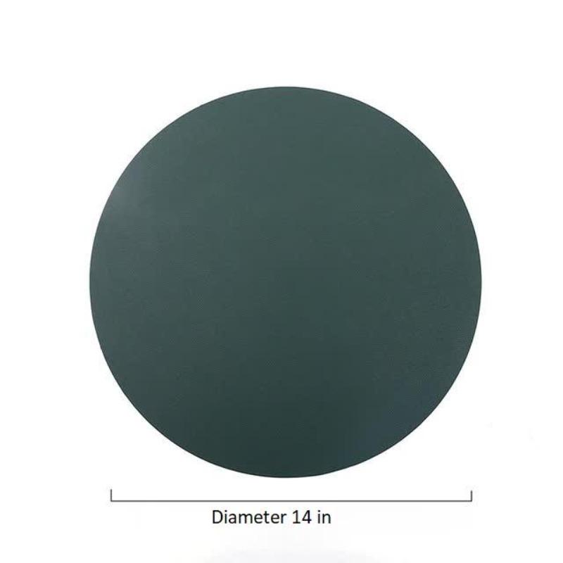 Basic Faux Leather Placemat Set