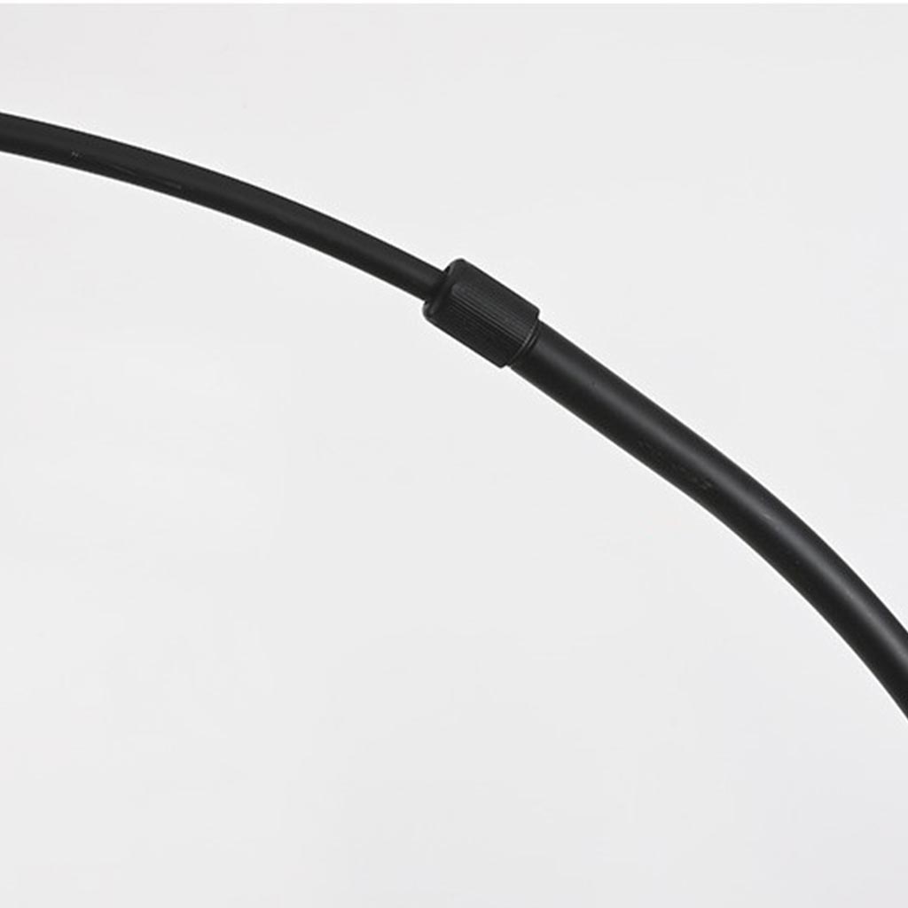 Feather Floor Lamp Fluffy Fairy Arched Fishing Pole, White/Pink