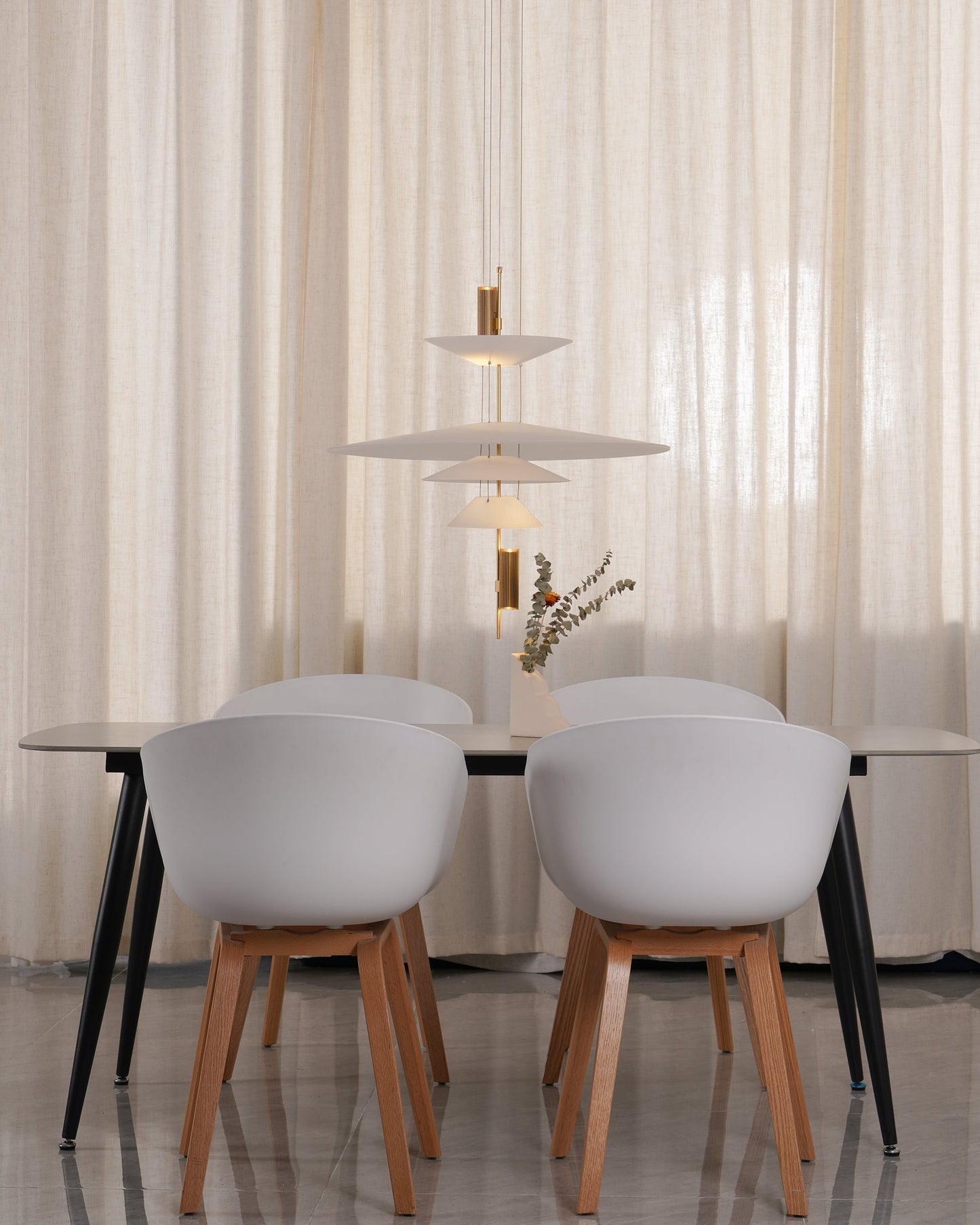 Modern Chandelier Flying Saucer Lamp UFO Hanging Light