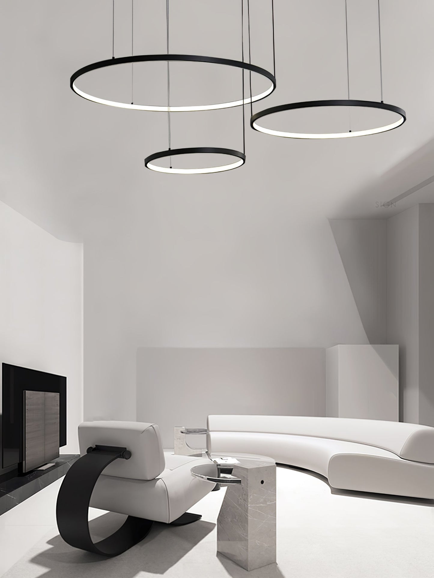 Floating Ring Chandelier