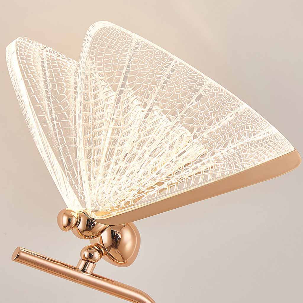 Floor Lamp Modern Decorative Butterfly, Gold