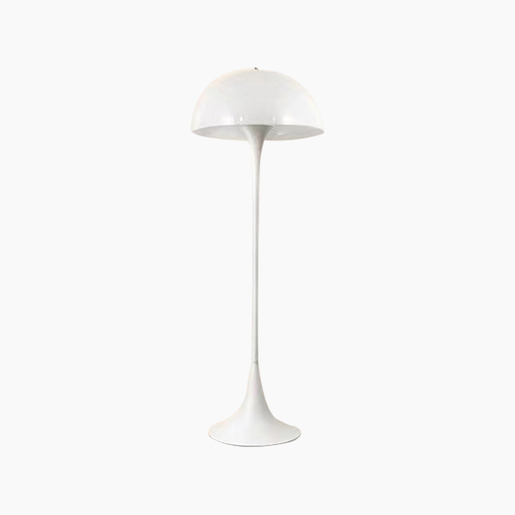 Floor Lamp Modern Simple Acrylic Dome Mushroom, White