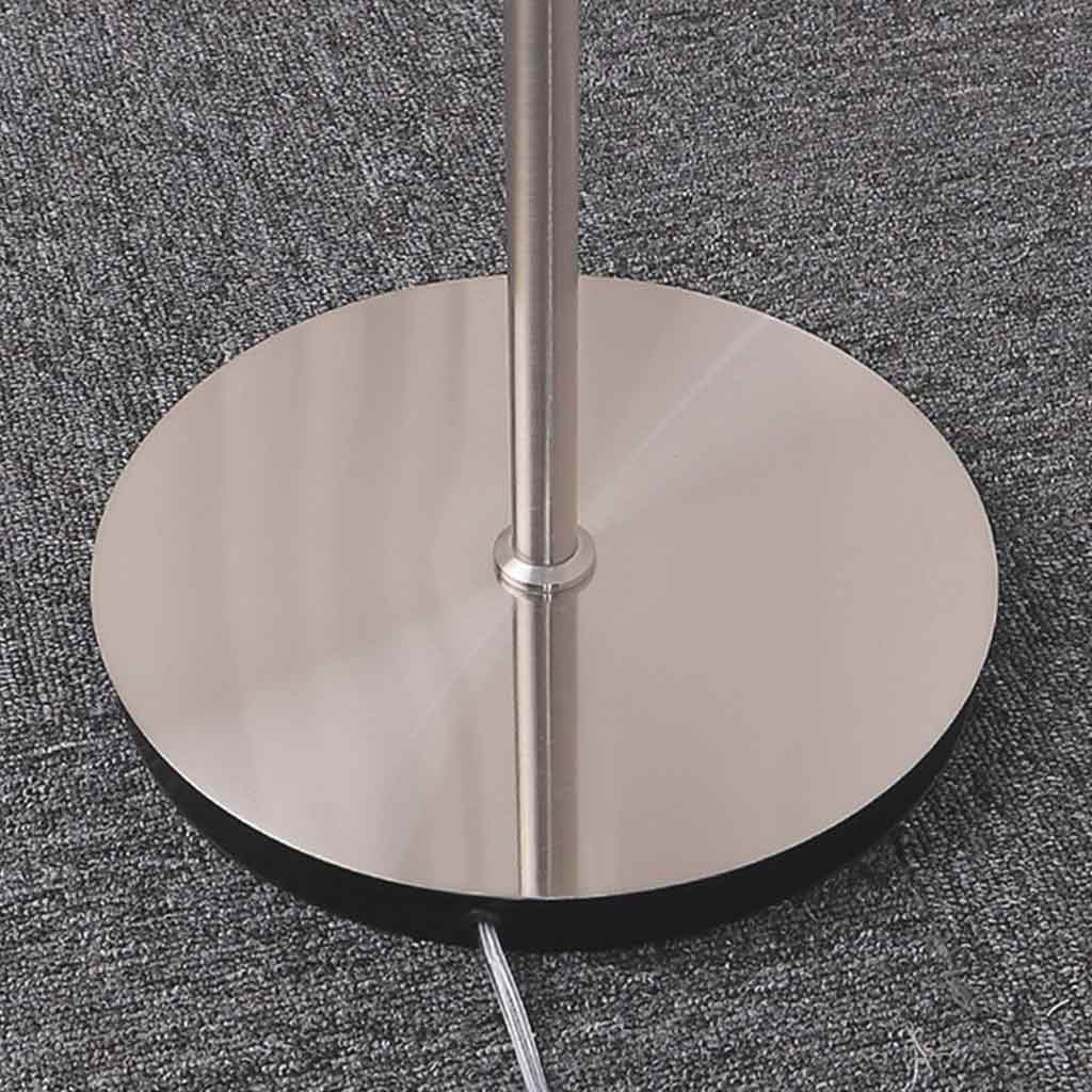 Floor Lamp Retro Bauhaus Mushroom Dome Glass, White / Orange