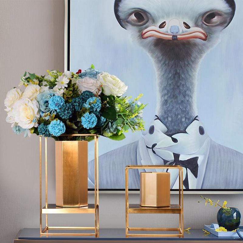 Gilded Vase - Nordic Side - bis-hidden, home decor, vases