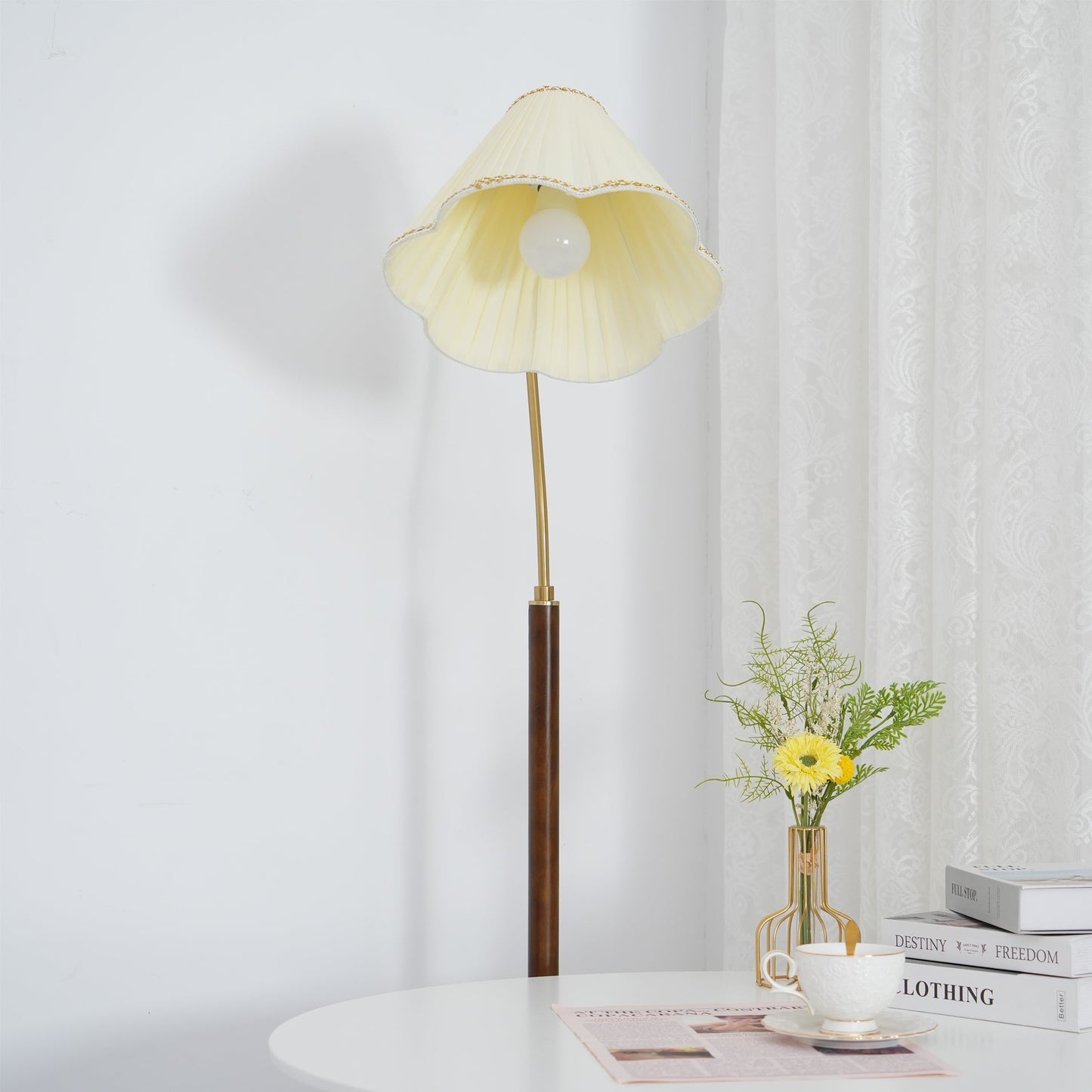 Florentine Fabric Floor Lamp