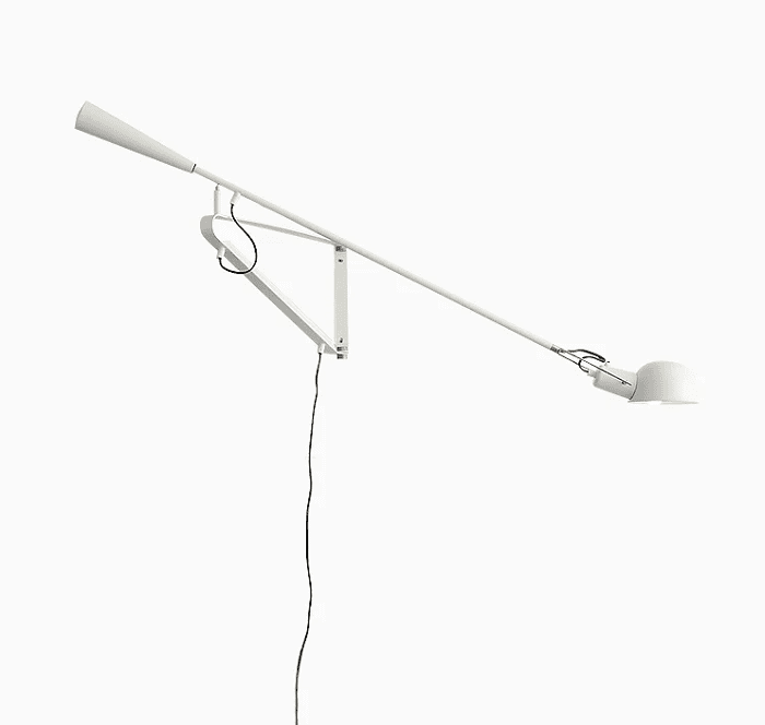 Flos - Minimalist Long Arm Wall Lamp with Socket