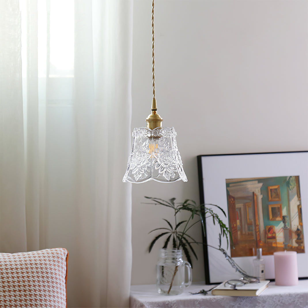Flower Glass Pendant Lamp