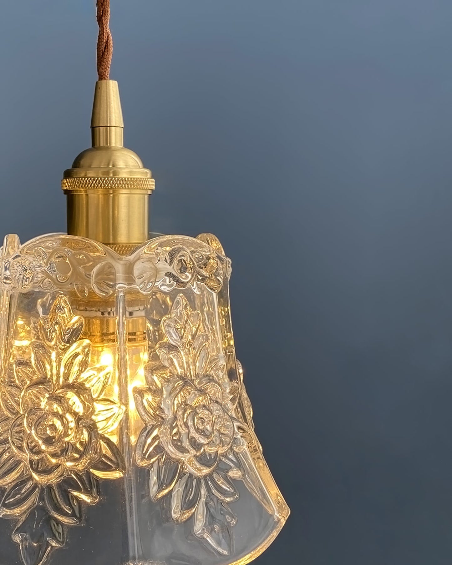 Flower Glass Pendant Lamp