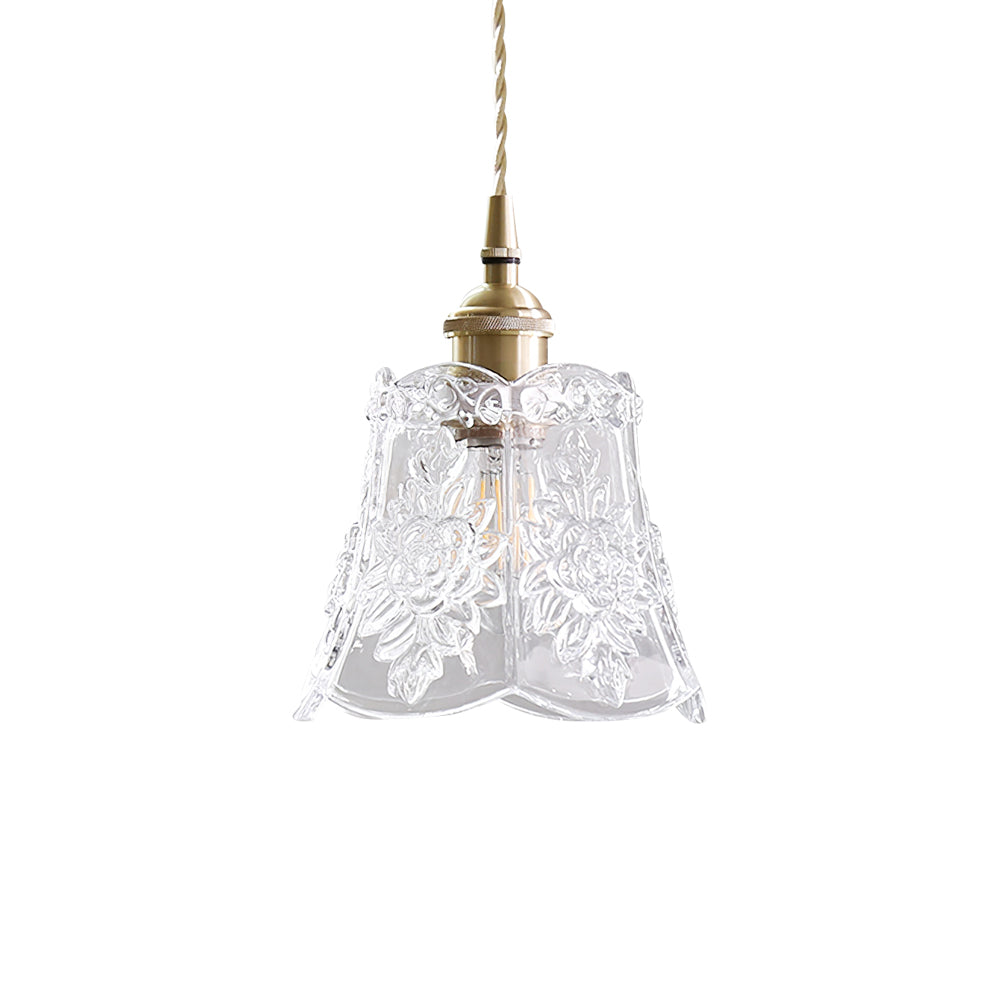 Flower Glass Pendant Lamp