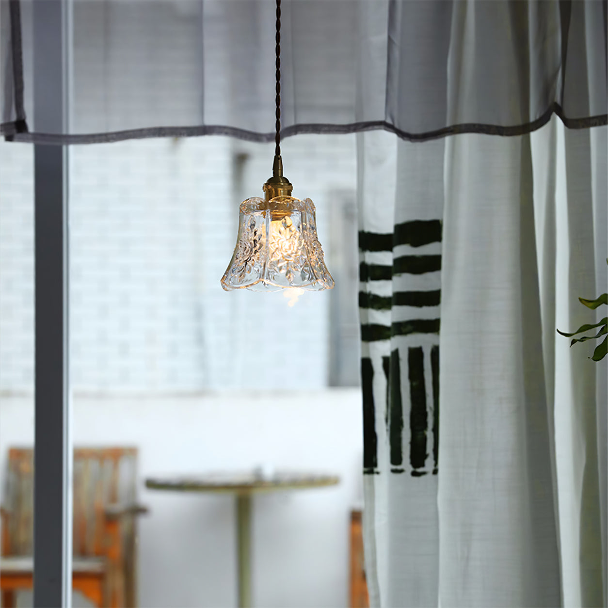 Flower Glass Pendant Lamp