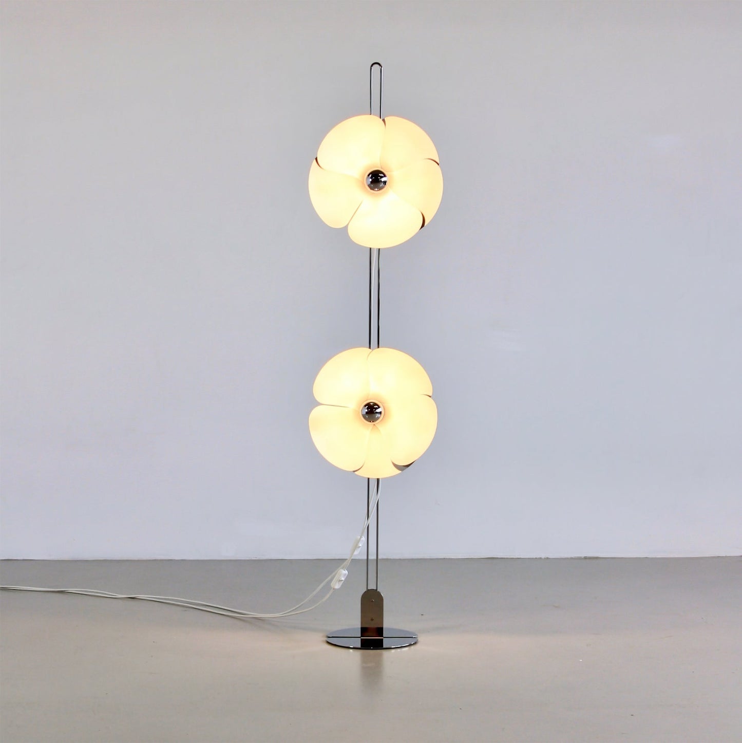 Flower Silver Floor Lamp