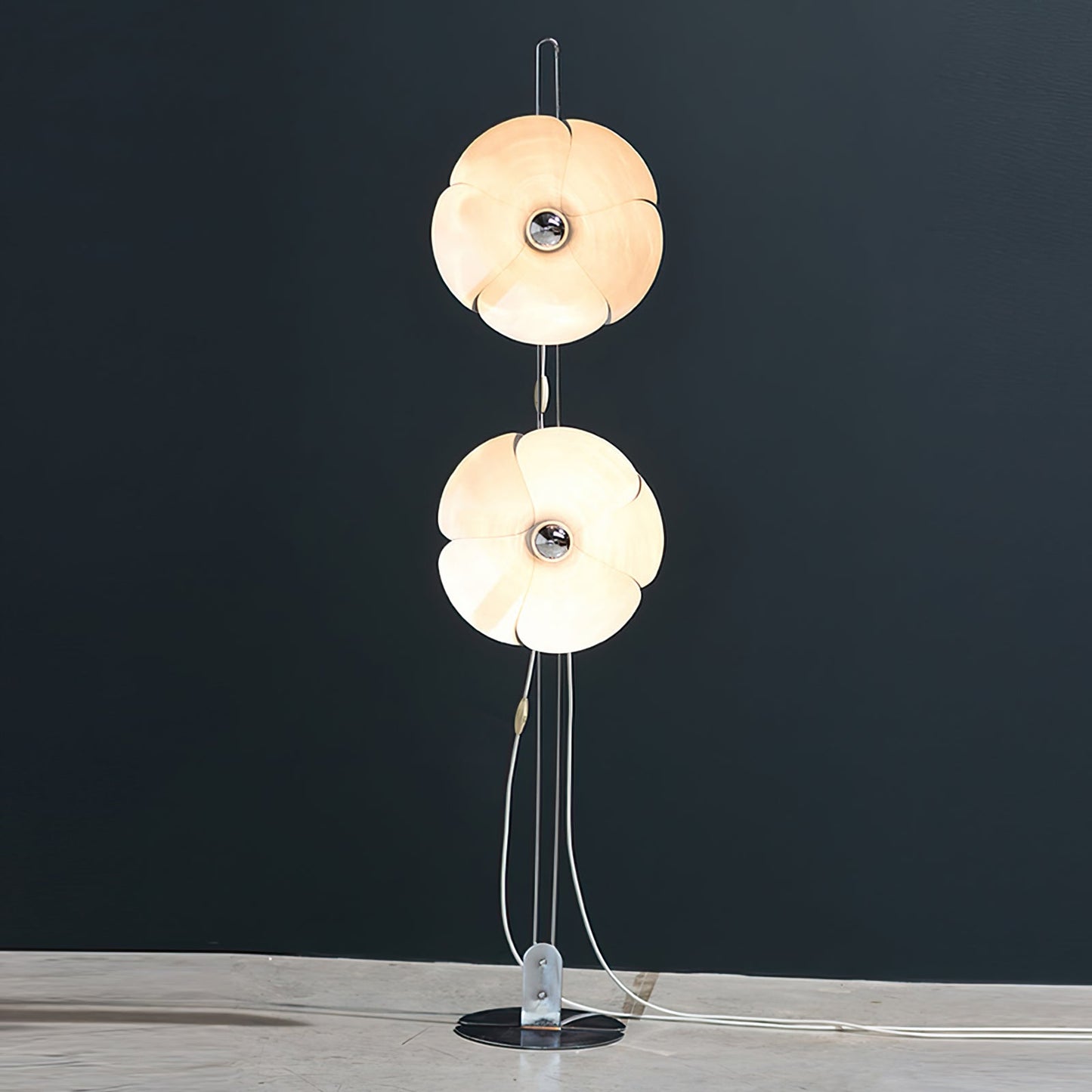 Flower Silver Floor Lamp