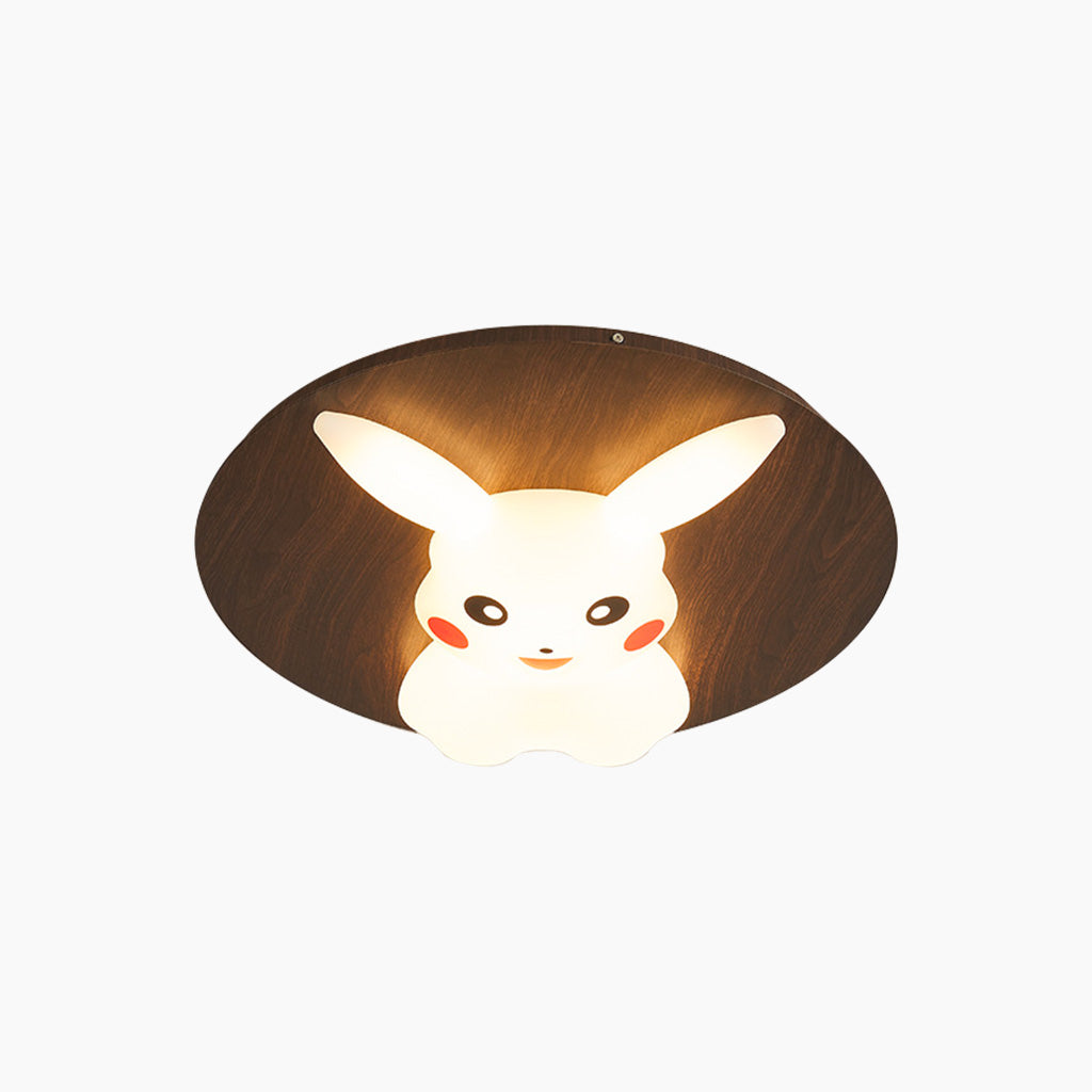 Flush Mount Ceiling Light Kids Room Unique Cartoon Dimmable LED