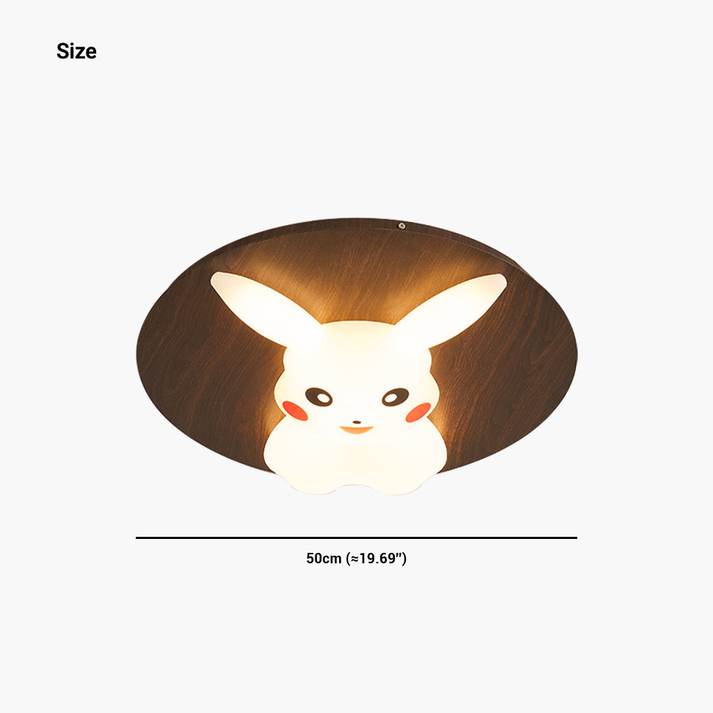 Flush Mount Ceiling Light Kids Room Unique Cartoon Dimmable LED