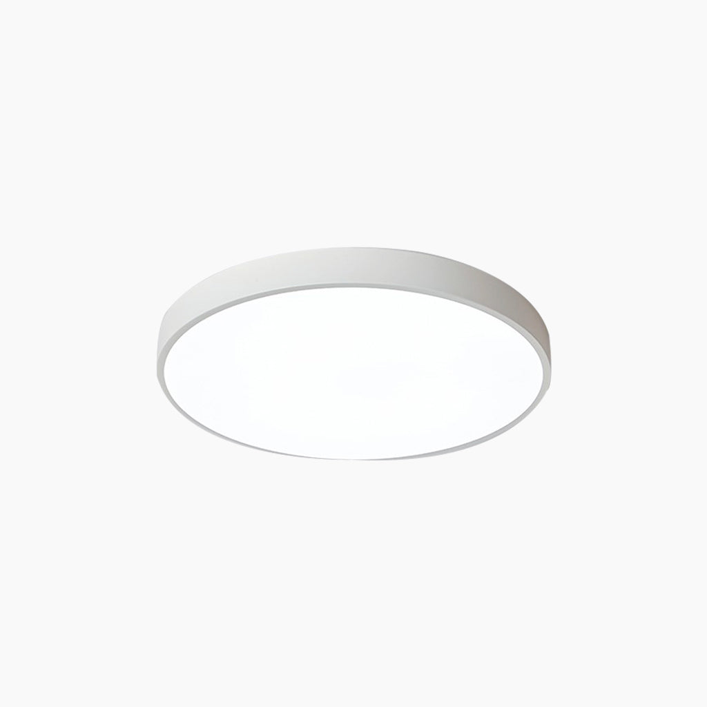 Flush Mount Ceiling Light Bright Dimmable LED Round/Square/Rectangle, White