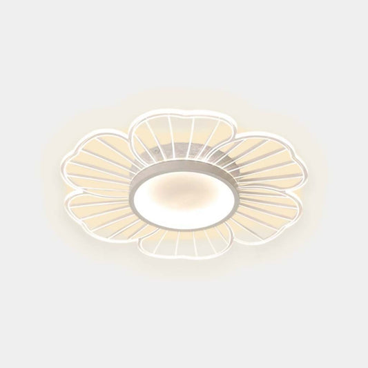 Flush Mount Ceiling Light Elegant Acrylic Flower LED