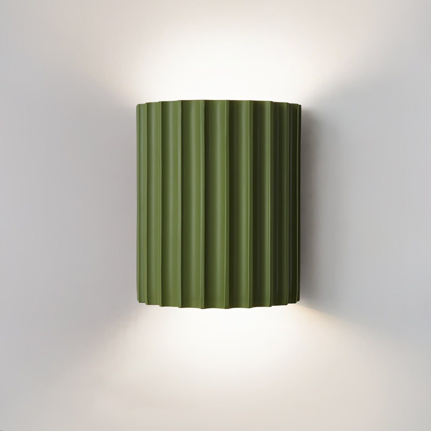 Fluted Resin Wall Lamp