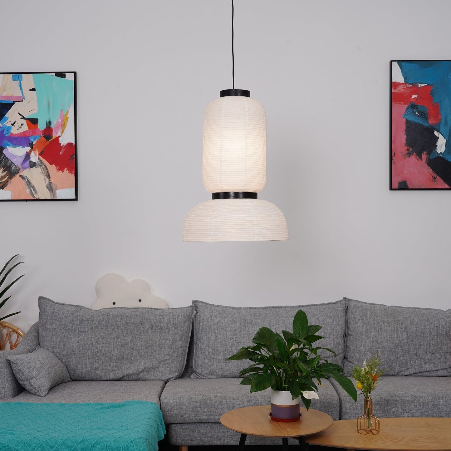 Rice Paper Lantern Pendant Light