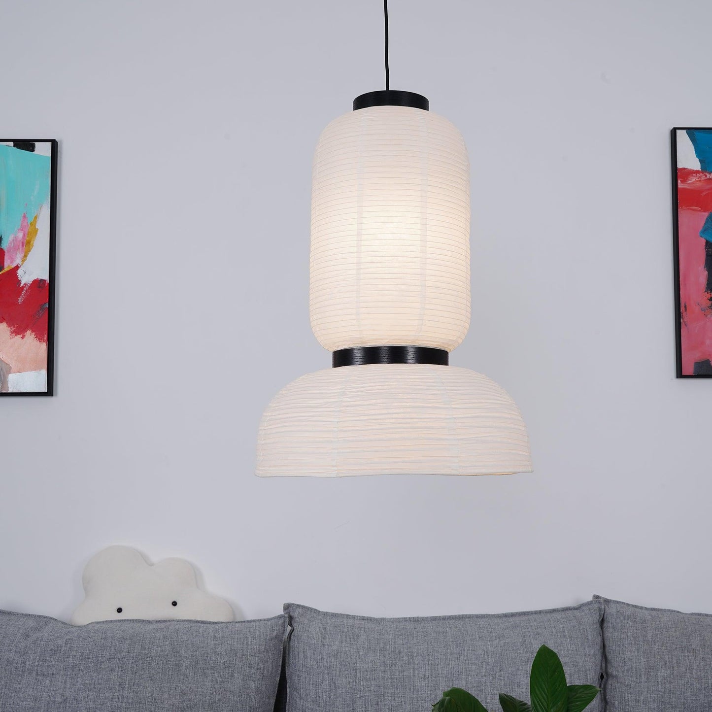Rice Paper Lantern Pendant Light