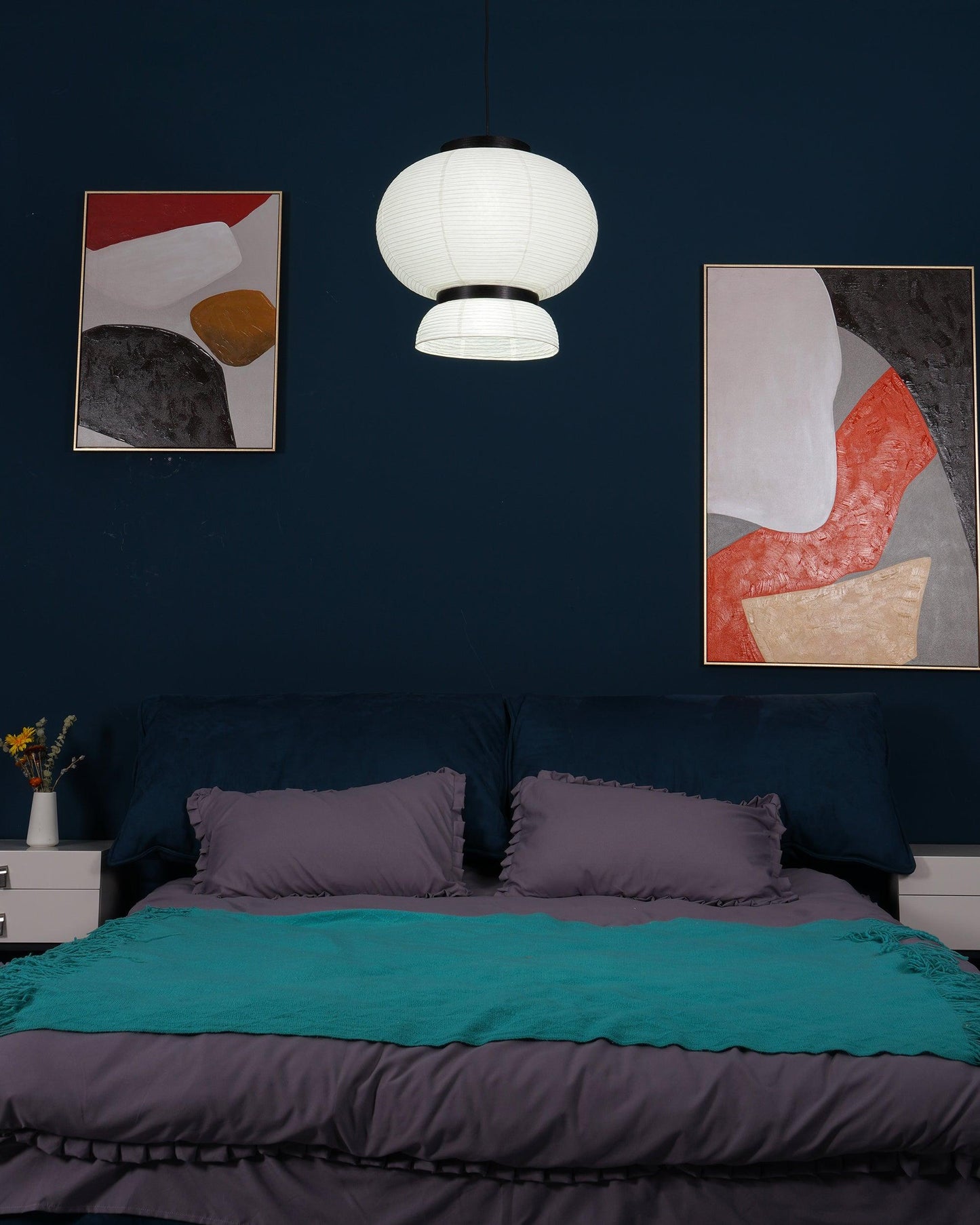 Rice Paper Lantern Pendant Light