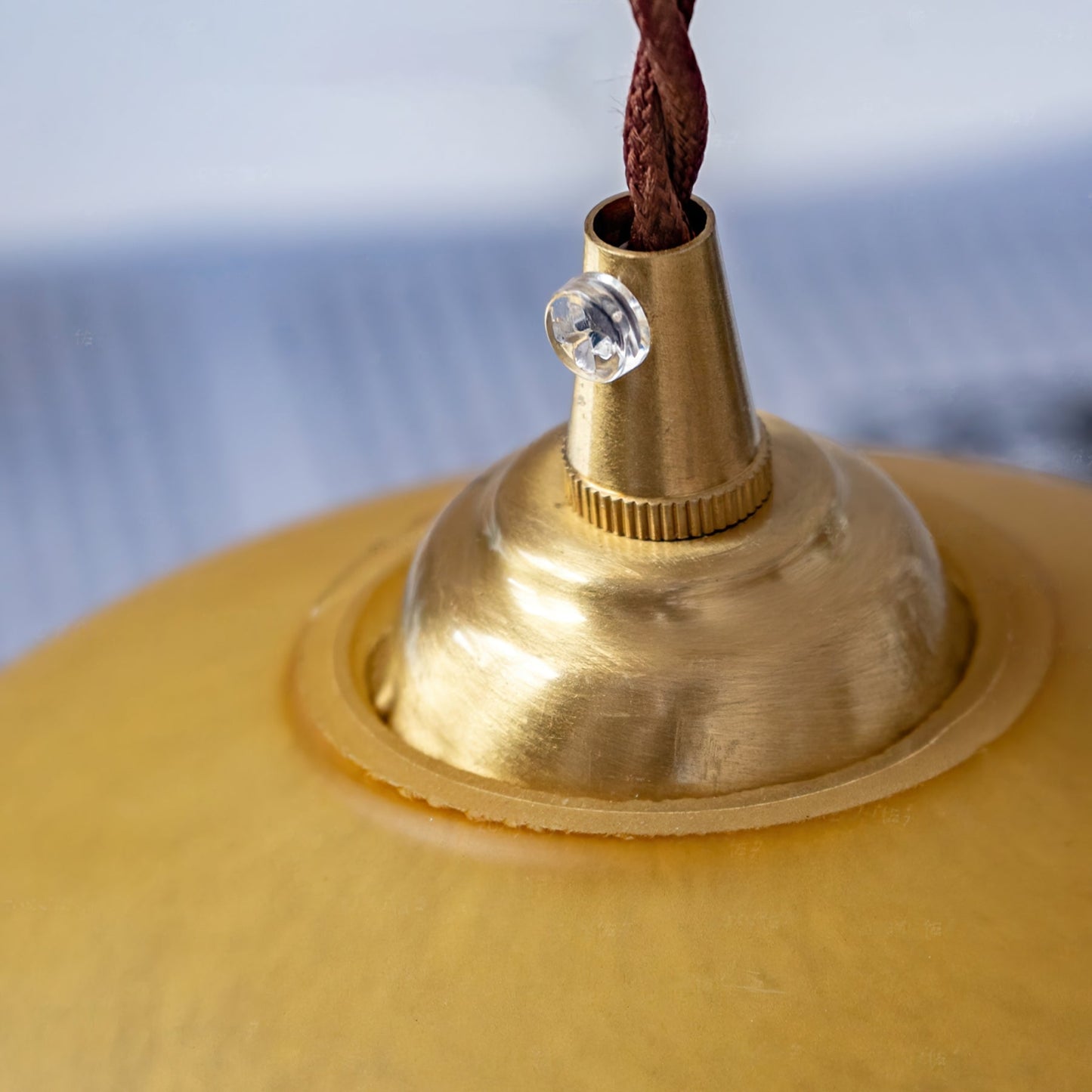 French Tassels Brass Pendant Light