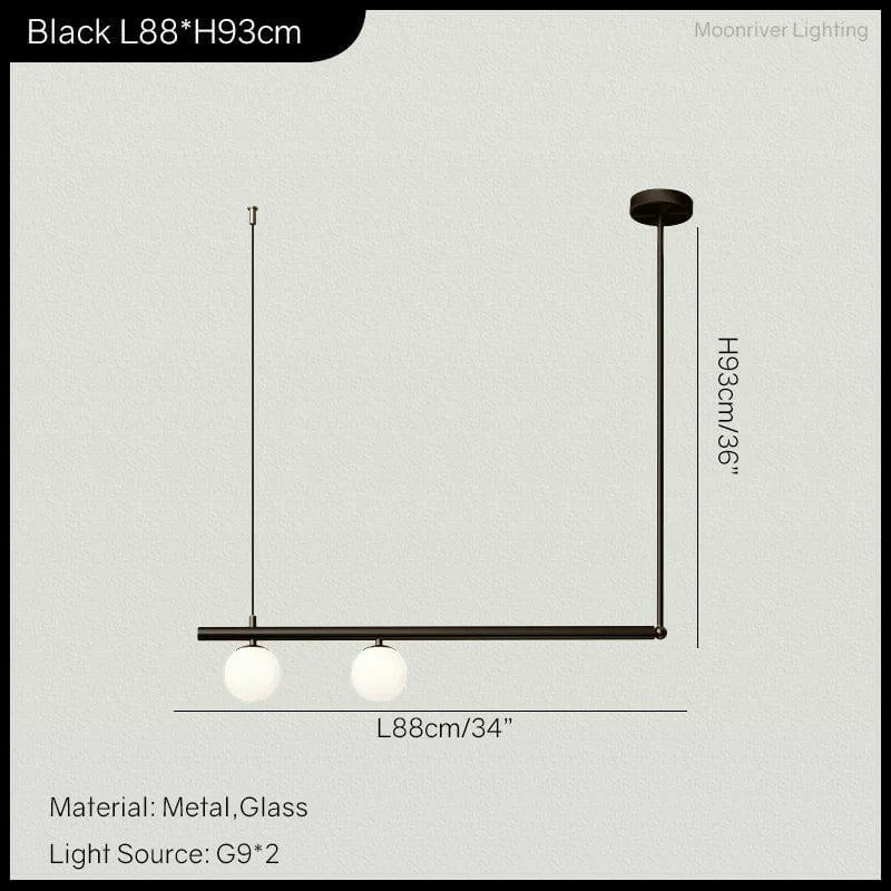 Frey - Modern Minimalist Living Room Chandelier Simple Linear