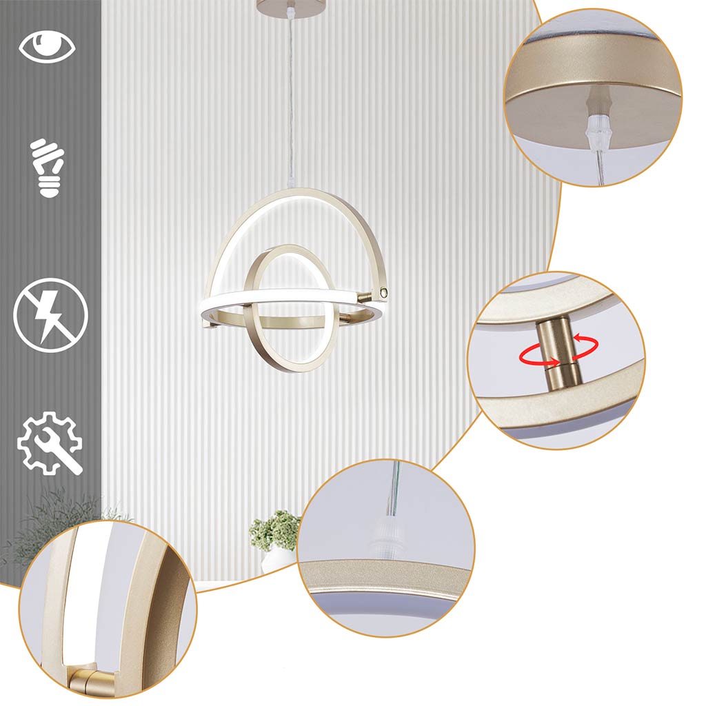 Chandelier Pendant Light Geometric Design