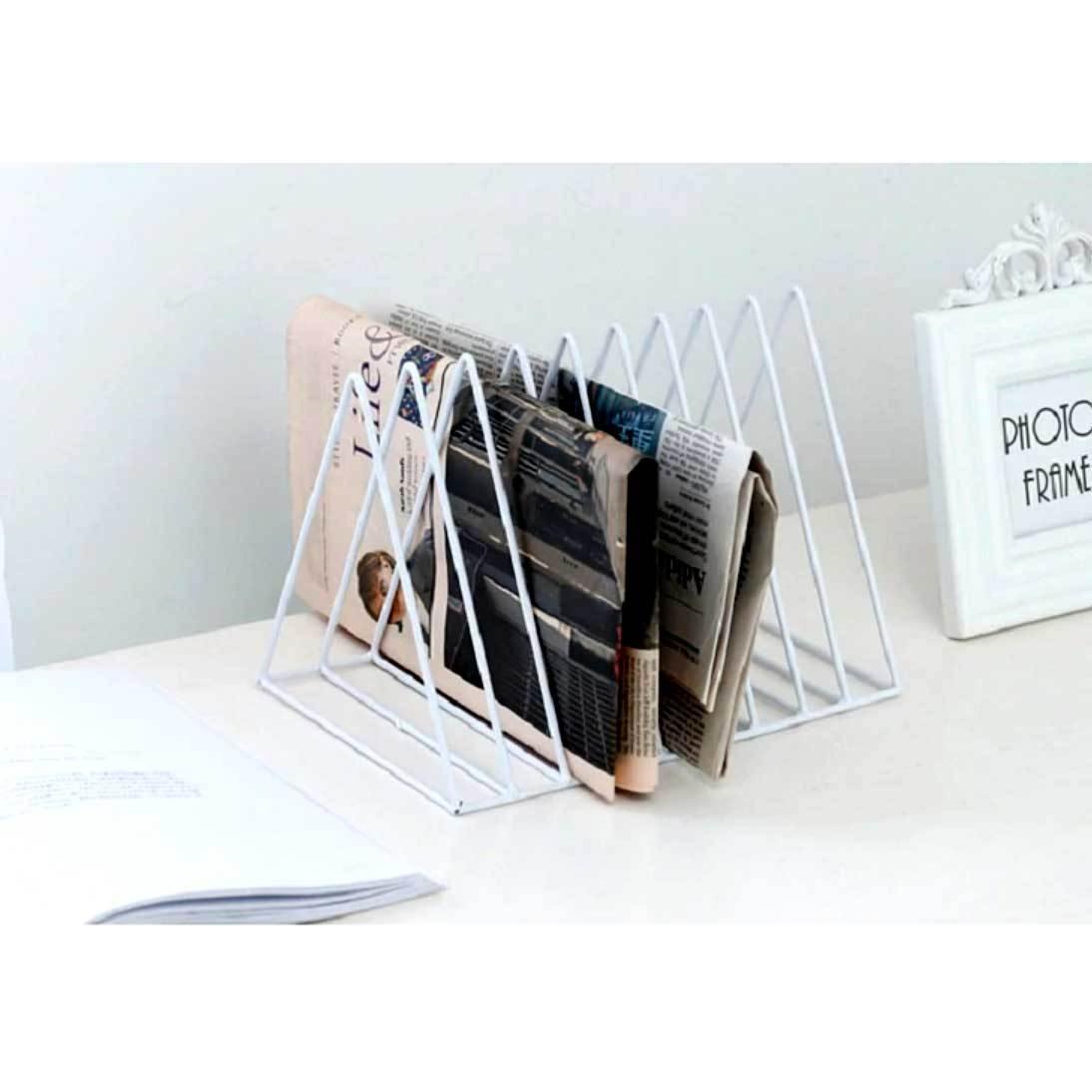 Geometric Iron Bookend - Nordic Side - 