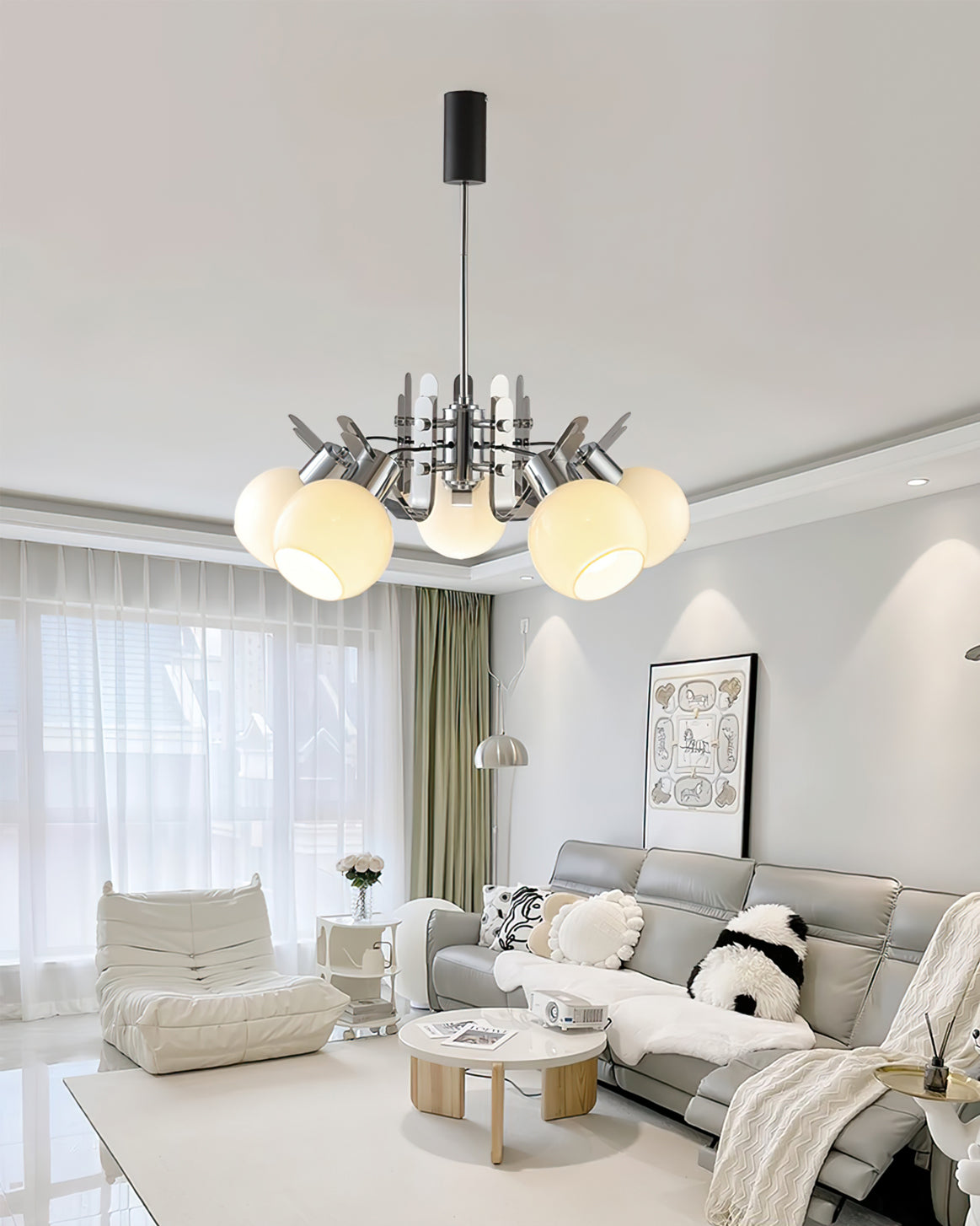 Geometrical Glass Chandelier