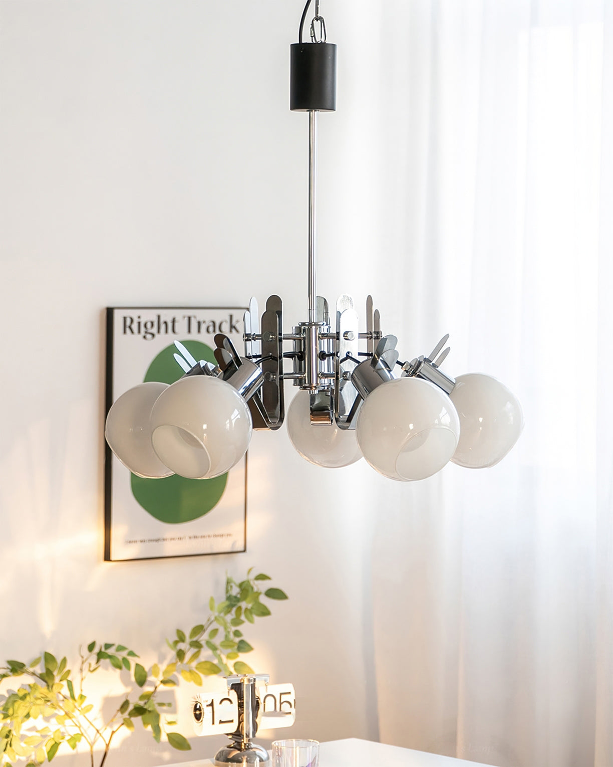 Geometrical Glass Chandelier