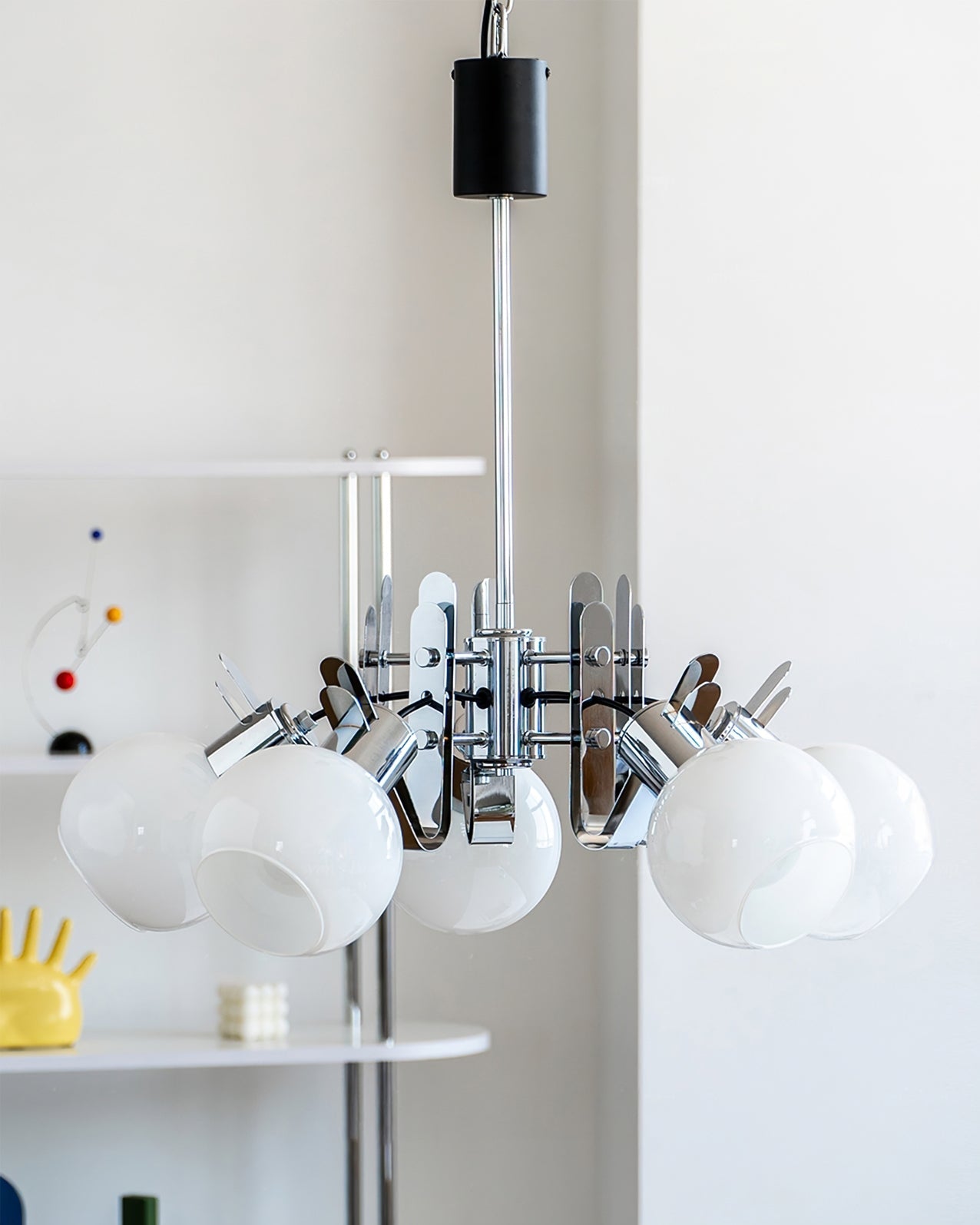 Geometrical Glass Chandelier