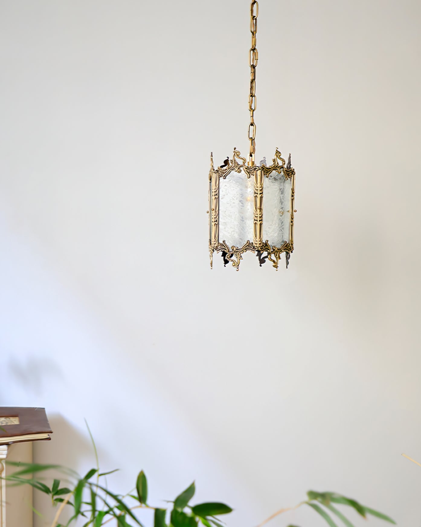 Gorgeous Brass Lantern Pendant Lamp