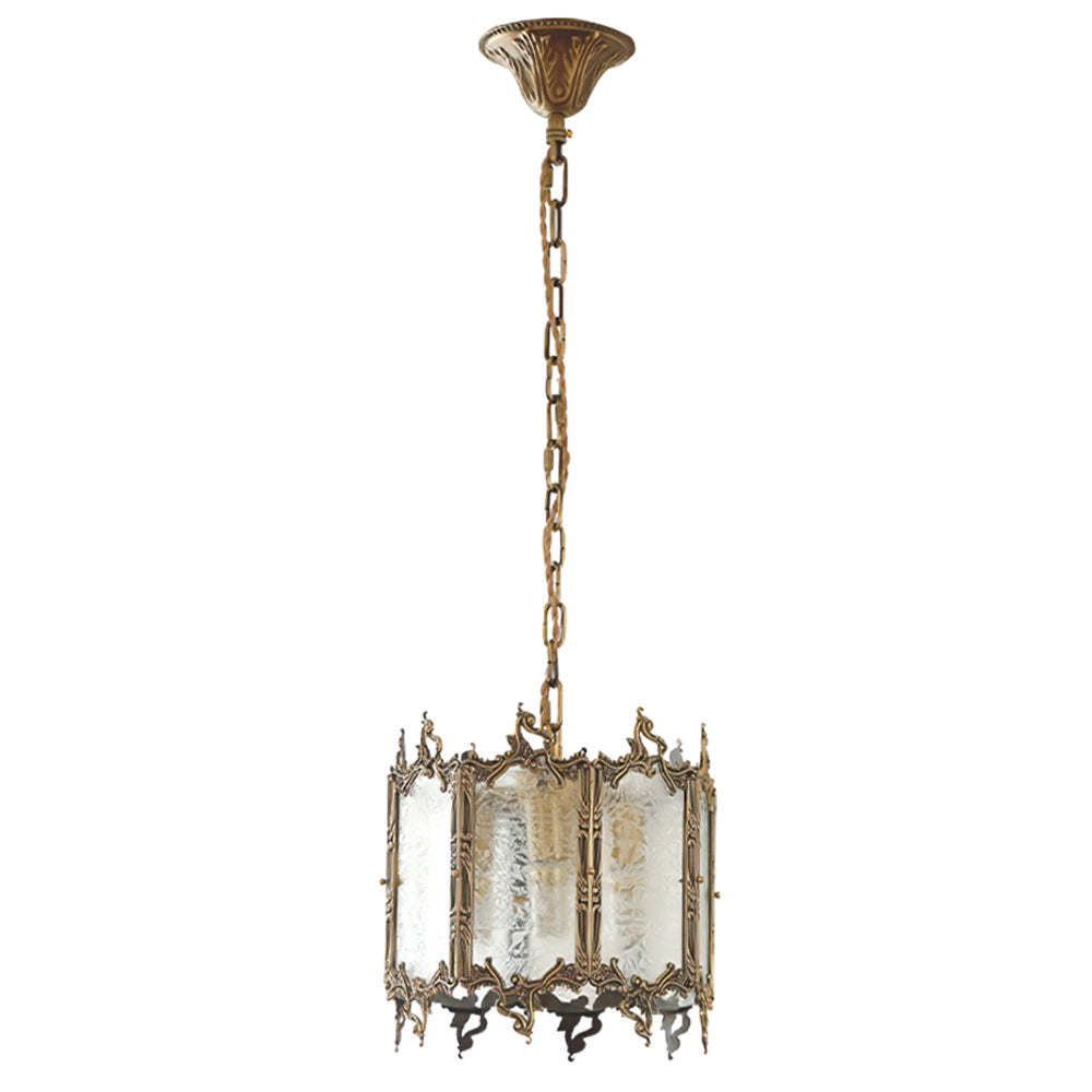 Gorgeous Brass Lantern Pendant Lamp
