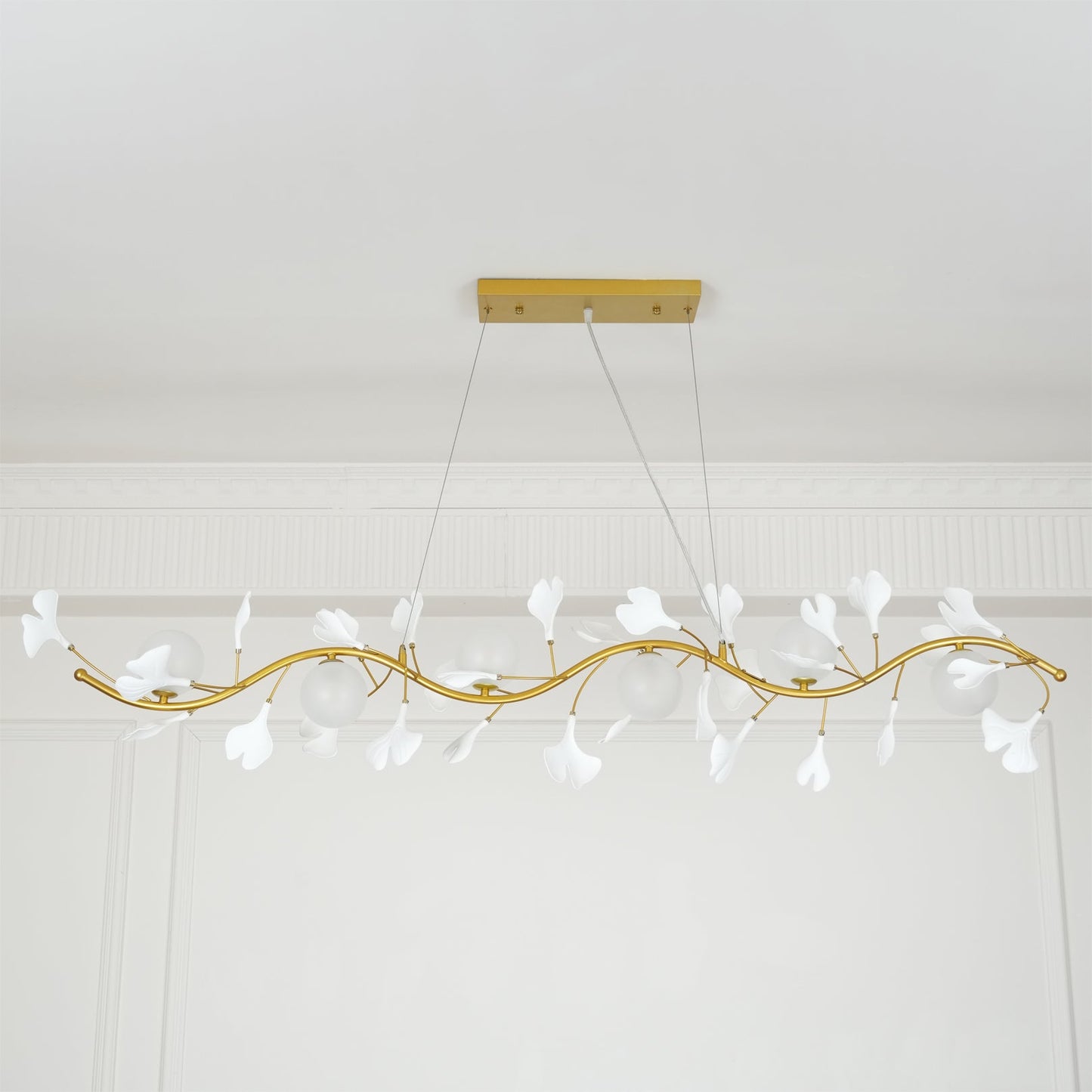 Gingko Glass Chandelier