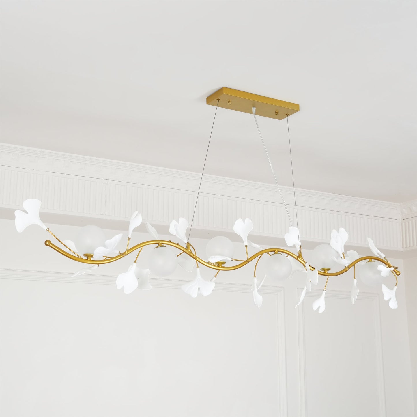 Gingko Glass Chandelier